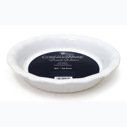 Corningware 9" Pie Plate In French White