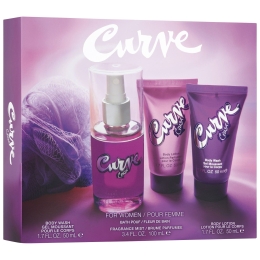 Curve Crush by Liz Claiborne 4pc Bath Set for Women