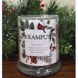 Holiday Hand Poured Soy Jar Candle - Krampus