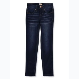 Girl's Cookie's Skinny Jeggings Feel Jeans in Midnight Wash