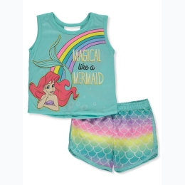 Infant Girl The Little Mermaid Magical Tank & Shorts Set