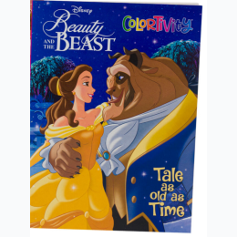 64pg Beauty and the Beast Coloring Book - Styles Vary