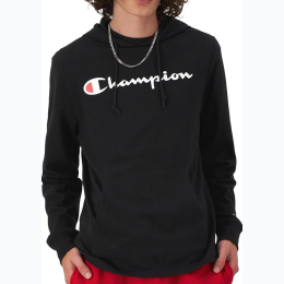 Men's Champion Hoodies with White Script Logo Close Out Special - 2 Color Options
