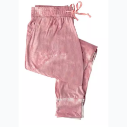 Hello Mello Limit Lounge Jogger Pants - Pink Tie-Dye