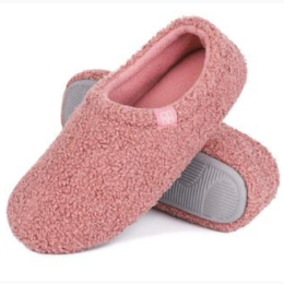 Women's Fuzzy Curly Faxu Fur Slippers - 2 Color Options