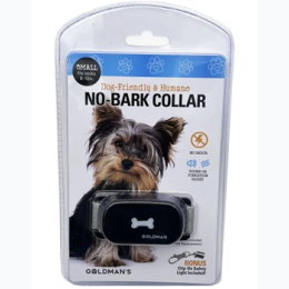 Goldman's Dog Friendly No-Bark Collar in Size Small
