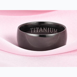 Unisex Wide Titanium Steel Ring