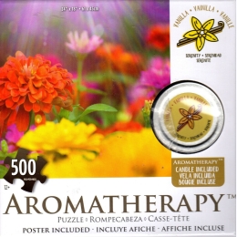 Karmin 500Pc Aromatherapy Puzzle w/ Vanilla Candle