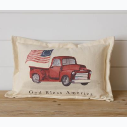 Pillow - God Bless America Truck