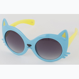 Cat Round Kids Sunglasses - 7 Color Choices