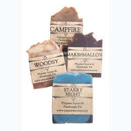 Handmade Milled Shea Butter Cold Process Soap - The Campfire Series