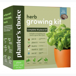 Organic Deluxe Herb Starter Kit - 18pc Kit