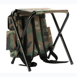Outdoor Backpack/Small Folding Seat in Hunter Green