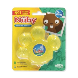 Nuby Icy Bite Soothing Teether - YELLOW