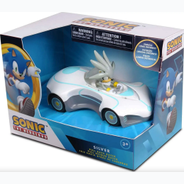 Sonic The Hedgehog Saga All-Stars Racing Pullback Racers - Silver