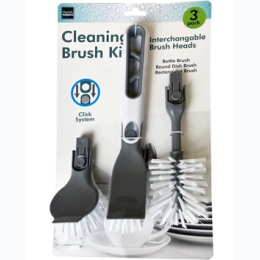3 Pack Kitchen Cleaning Brush Kit
