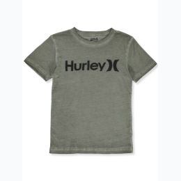 Boy's Hurley T-Shirt in Grey-Green