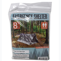 Two-Person 8ft Reflective Emergency Shelter
