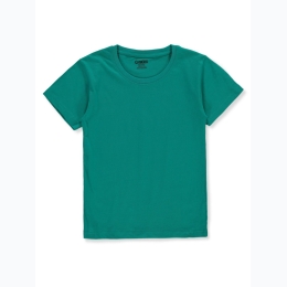 Boy's Cookie Brand Solid Crew Neck T-Shirt in Teal