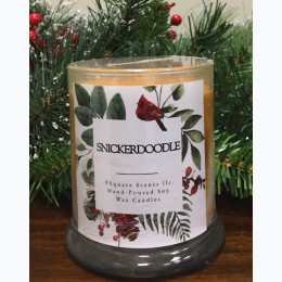 Holiday Hand Poured Soy Jar Candle - Snickerdoodle