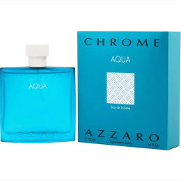 Chrome Aqua by Azzaro EDT Spray for Men - 3.4 oz