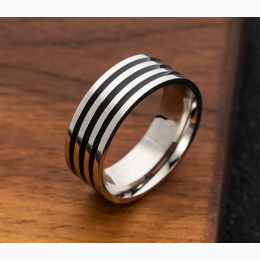Men's Minimalist Stainless Steel Ring