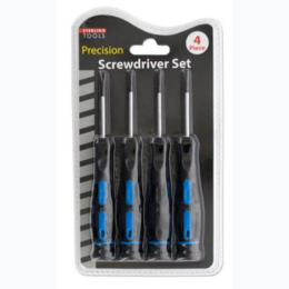 Precision Screwdriver Set with Magnetic Tips 4 Piece Set