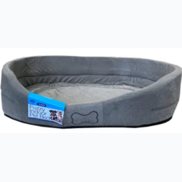 Small & Toy Breed Dog Bed in Grey - 4 Sizes