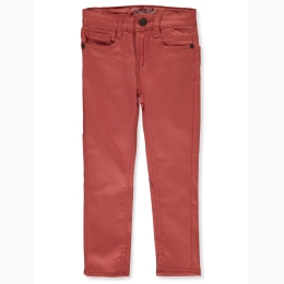 Girls Real Love Coral Rose Skinny Stretch Pant w/ Adjustable Waist