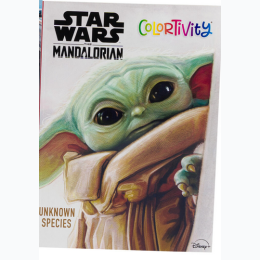 64pg Star Wars Mandalorian Coloring Book - Styles Vary