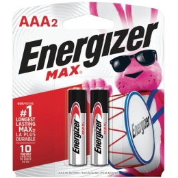 Energizer Alkaline AAA Batteries - 2 Pack