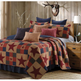 Mountain Cabin Red Full/Queen Size