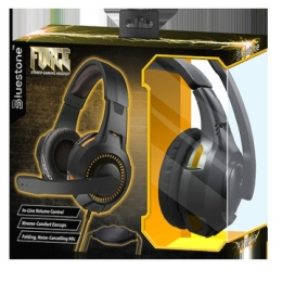 Force Stereo Gaming Headphones with Microphone in Solid Black