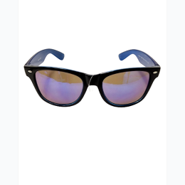 Unisex Black & Blue Two-Tone Wayfarer Style Sunglasses