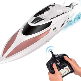 Remote Control Boat – 20 MPH Speed – 4 Channel Racing – 2.4 GHz Remote