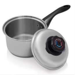 Maxam Stainless Steel Sauce Pan with Lid