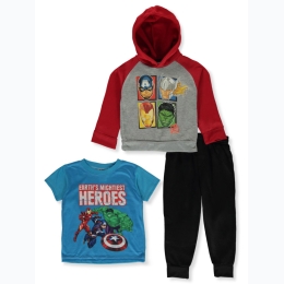 Toddler Boy MARVEL Earth's Mightiest Heroes 3pc Jogger Set