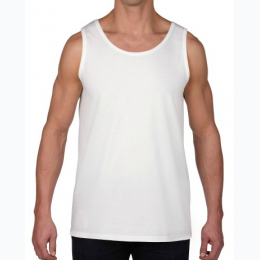Big & Tall Men's Off White Tank Top - Closeout Special