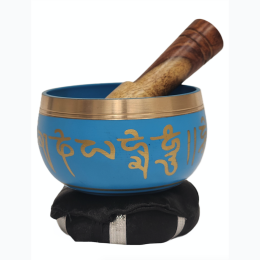 Sea Blue 3"D Tibetan Singing Bowl Set