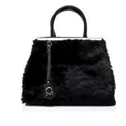 Noble Mount®  Divine Tote Bag in Black Fur