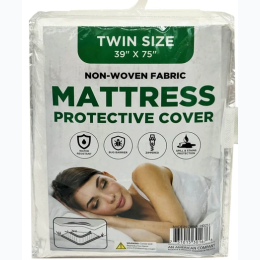 39" x 75" Non-Woven Fabric Mattress Protective Cover - Twin Size
