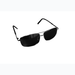 Men's Aviator Style Polarized Reduced Glare Sunglasses w/ Gunmetal Rim