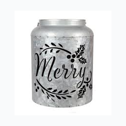 Galvanized LED Merry Can