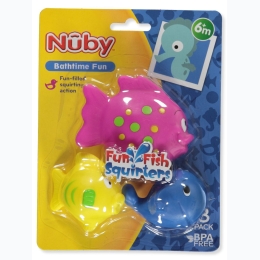 Nuby Baby Fun Fish Bath Squirters