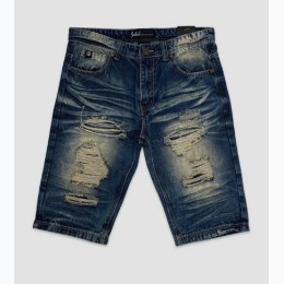 Men's Premium Denim Shorts in Vintage Wash