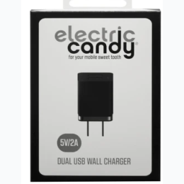 Electric Candy 2 Amp Dual Port USV Wall Charger