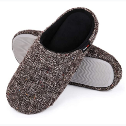 Women's Cotton Knit Slippers - 2 Color Options