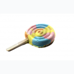 Handmade Lollipop Bubble Bath Wand - Peach Scent