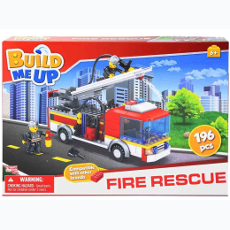 Fire Rescue Build me up Block Set With 196 pcs