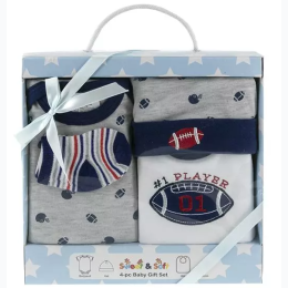 4-Piece Baby Gift Box Set - Football